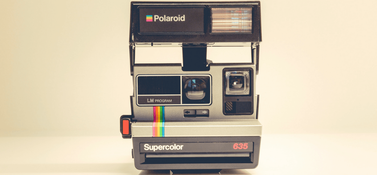 Vintage Polaroid-Kamera